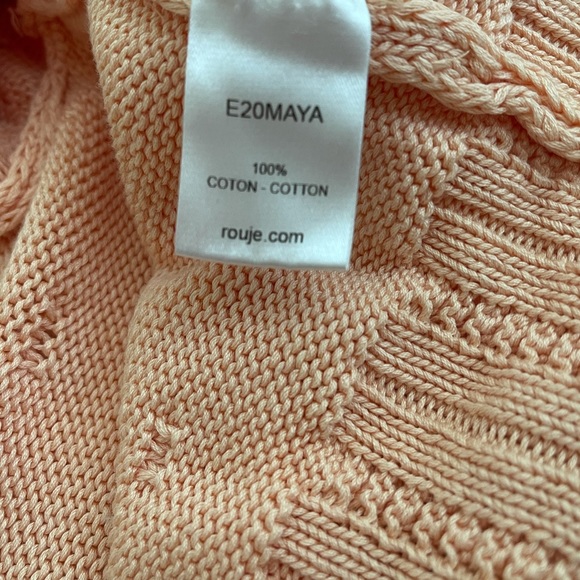 🌸🍊🧡ROUJE MAYA CARDIGAN • SIZE 34 - Picture 6 of 9